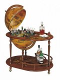 Глобус-бар напольный со столиком d=50 см
