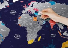 Скретч-карта мира Holiday World Travel Map 