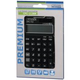 Калькулятор CITIZEN карманный CPC-112BKWB, 12 разрядов, двойное питание, 120х72мм, ЧЕРНЫЙ