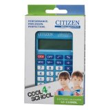 Калькулятор CITIZEN карманный LC-110NBLCFS, 8 разрядов, двойное питание, 87х58мм, СИНИЙ