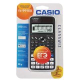 Калькулятор CASIO инженерный FX-991EX-S-EH-V, 552 функ, двойное питание, 166х77мм, блист,сертифицирован д/ЕГЭ