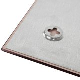 Доска стеклянная магнитно-маркерная 60x80см, черная, OFFICE, "2х3"   TSZ86 B
