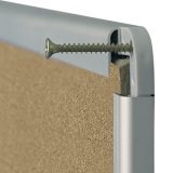 Доска пробковая 60x90см, алюминиевая рамка, OFFICE, "2х3"   TCA96