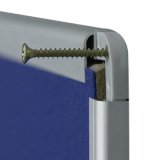 Доска с текстильным покрытием 120x180см, алюминиевая рамка, OFFICE, "2х3"   TTA1218