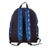 Рюкзак BRAUBERG, универсальный, сити-формат, синий, Птицы, 23 литра, 43*34*15 cм