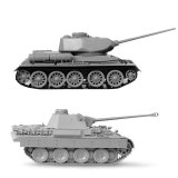 Модели для сборки танкИ "Великие противостояния. Т-34 против Пантеры", 2 шт, 1:72, Звезда,5202