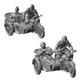 Модель для склеивания Мотоцикл М-72 советский с коляской, масштаб 1:35, Звезда, 3639
