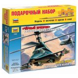 Модель для склеивания вертолет-невидимка российский Ка-58 "Черный призрак", 1:72, Звезда,7232П