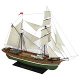 Модель для склеивания корабля Парусный корабля "Бригантина", масштаб 1:100, Звезда, 9011П