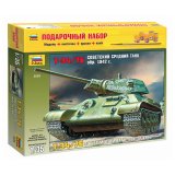 Модель для склеивания танк Средний советский Т-34/76 образца 1942, масштаб 1:35, Звезда, 3535П