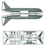 Модель для склеивания самолет Авиалайнер пассажирский американский Боинг 787-8, 1:144, Звезда, 7008