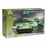 Модель для склеивания танк Средний советский Т-34/76 образца 1942, масштаб 1:35, Звезда, 3535