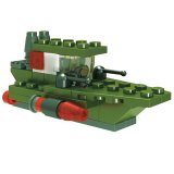 Конструктор пластиковый Авианосец М "Военные маневры", 51 деталь, SuperBIock, GI-6298