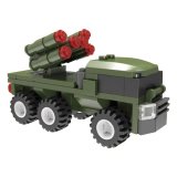 Конструктор пластиковый ПВО М "Военные маневры", 110 деталей, SuperBIock, GI-6287