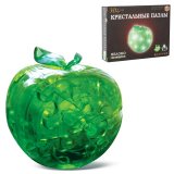 Игрушка развивающая 3D Crystal Puzzle "Яблоко", светильник, L, 45 элементов, ш/к 3862