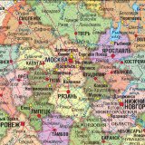 Двухсторонняя карта Мира (45М) и России (11М)