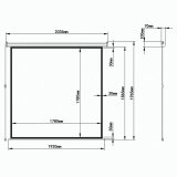 Проекционный настенный экран с электроприводом Brauberg Moto 180*180 см