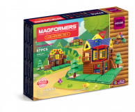 Магнитный конструктор MAGFORMERS Log House Set 705004