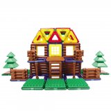 Магнитный конструктор MAGFORMERS Log House Set 705004