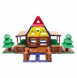 Магнитный конструктор MAGFORMERS Log House Set 705004
