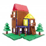 Магнитный конструктор MAGFORMERS Log House Set 705004