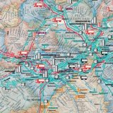 Карта России и сопредельных государств. Пути транспортировки нефти и нефтепродуктов. 250х150 см