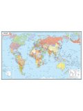 Политическая карта мира с рельефом местности, 150 х 90 см GlobusOff