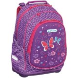 Рюкзак для девочек Herlitz Bliss "Purple Butterfly", 43*30*18 см