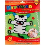 Игрушка на руку Апплика "Бумажная зебра"