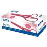 Ножницы детские Milan "Basic Colours" 13,4 см, эргономичные ручки, красные
