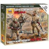 Модели для сборки Звезда "Советская пехота 1941-43гг.", масштаб 1:72