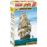 Набор для сборки модели Звезда "Бригантина", масштаб 1:100