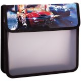 Папка для тетрадей 2 отделения А5 ArtSpace "Авто. Supercar", пластик, на липучке