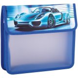 Папка для тетрадей 2 отделения А5 ArtSpace "Авто. Supercar", пластик, на липучке, 253207