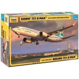 Модель для склеивания Звезда "Пассажирский авиалайнер Боинг-737-8 МАХ", масштаб 1:144