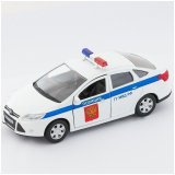 Машина игрушечная "FORD FOCUS" полиция, 1:36, инерционный механизм, картонная коробка