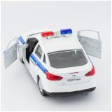 Машина игрушечная "FORD FOCUS" полиция, 1:36, инерционный механизм, картонная коробка