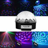 Музыкальный проектор диско-шар LED Ball Light c MP3 плеером