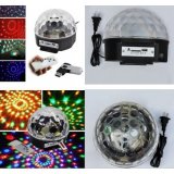 Музыкальный проектор диско-шар LED Ball Light c MP3 плеером