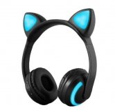 Светящиеся наушники "Ушки кошки" с подсветкой и Bluetooth