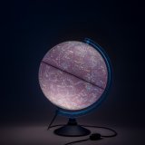 Глобус с двойной картой "День и Ночь" d=25 см с подсветкой от батареек