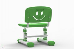 Комплект детские парта и стул трансформеры Bellissima Fundesk green