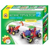 Конструктор пластиковый Русский стиль "Эвакуатор и грузовик", 2 модели, 92 детали