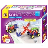 Конструктор пластиковый Русский стиль "Бульдозер и Экскаватор", 2 модели, 92 детали