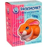 Набор для росписи фигурки из керамики Игрографика с акриловыми красками "Заяц"