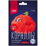 Набор для выращивания кристаллов Lori "Кораллы. Красный коралл", от 10-ти лет