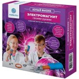 Набор для опытов Intellectico "Юный физик. Электромагнит своими руками", картонная коробка