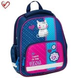 Ранец с наполнением Berlingo Optimal "Pretty kitty" 37*28*16см, 2 отд., 3 кармана, анатомич. спинка