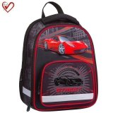 Ранец с наполнением Berlingo Optimal "Street racing" 37*28*16см, 2 отд., 3 кармана, анатомич. спинка