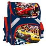 Ранец с наполнением Академия Групп "Hot Wheels", 35*26,5*13см, 1отд., 3карм., эргон. спинка,подарок